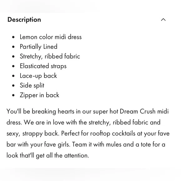 SELFIE LESLIE NEW DREAM CRUSH DRESS - Picture 12 of 13